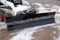New heavy 8 foot six way dozer blade for skidsteer also snow plow fits bobcat