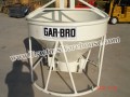 Gar-Bro Concrete Bucket 1 Cubic Yard 16" Round Gate Model 427-R